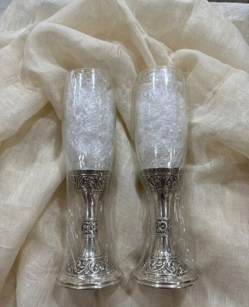 Royale Silver Wine Glass